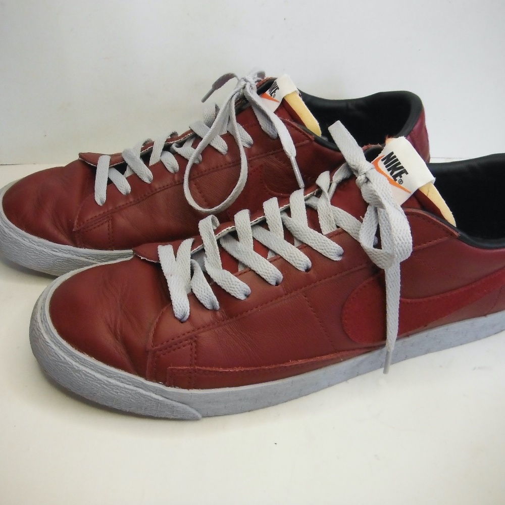 Nike Red ID Leather Blazer Sneaker USA Men's Size 12", UK 11, EUR 46 CW4643-991